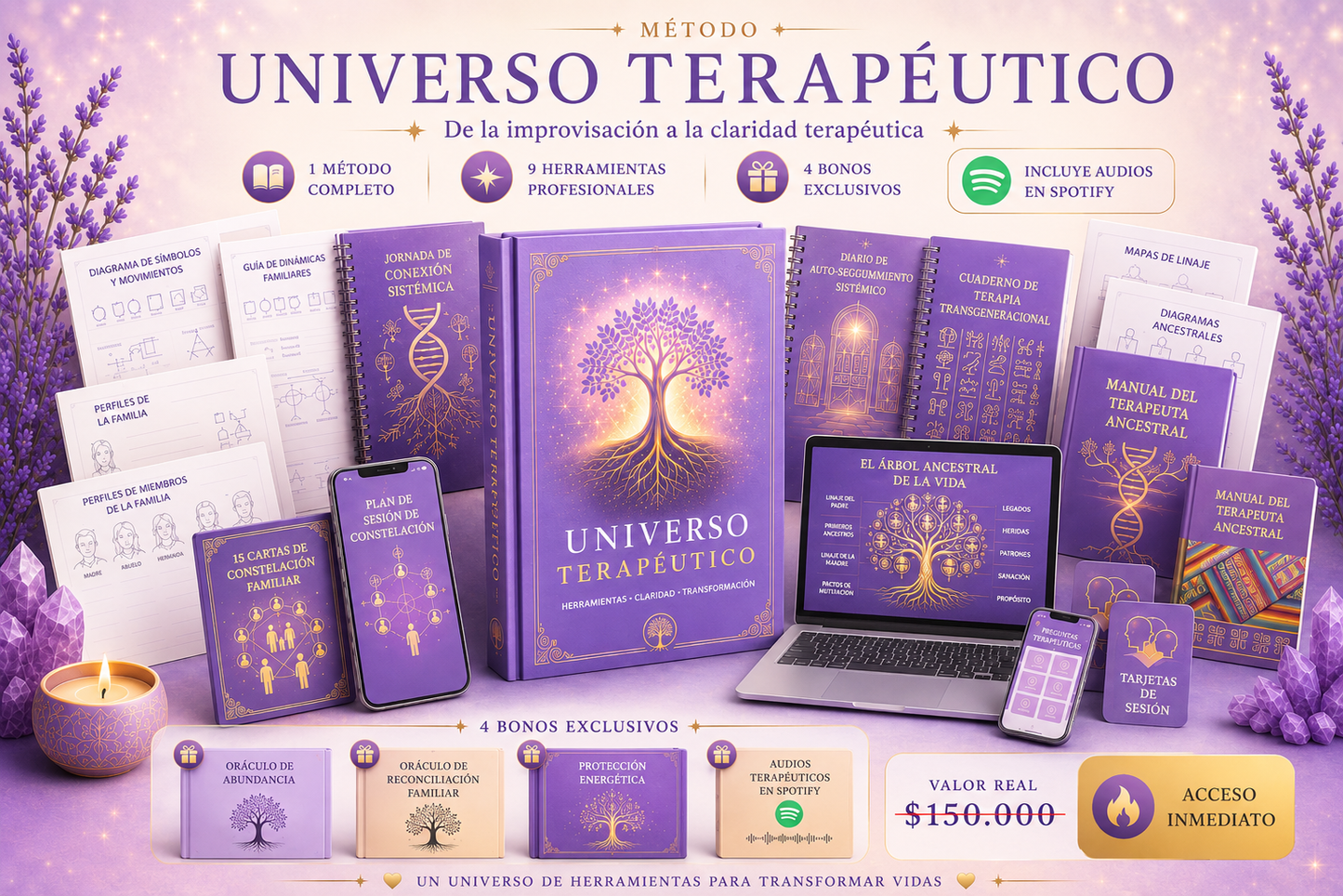Kit Universo Terapéutico (completo) + 🎁 Bonos 4 de Regalo
